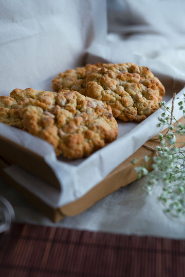 4 × Kinako, Pecan and Belgian Caramel Chocolate Cookies sancha